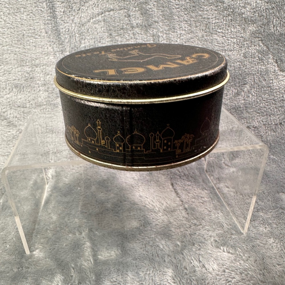 Vintage Camel Cigarette Tin Genuine Taste Black Gold RJ‎ Reynolds 1994 - Picture 4 of 10